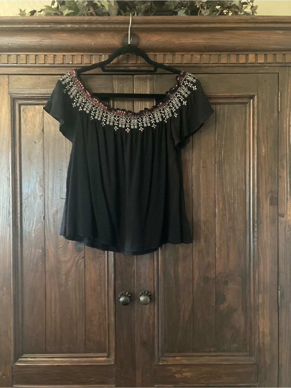 Mahina off the shoulder top.